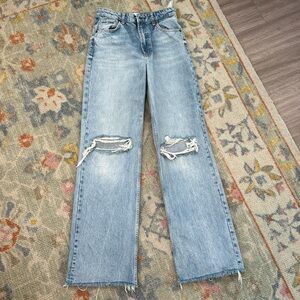 Wide leg Zara jeans